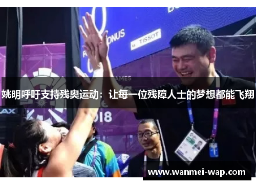 姚明呼吁支持残奥运动：让每一位残障人士的梦想都能飞翔