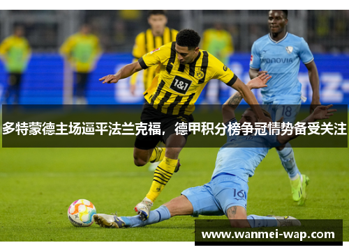 多特蒙德主场逼平法兰克福，德甲积分榜争冠情势备受关注